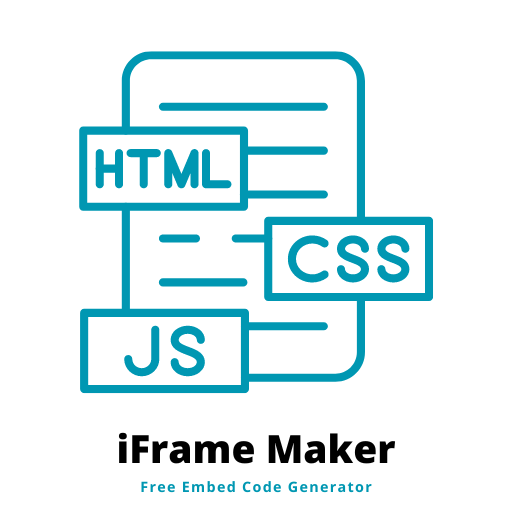 iFrame Maker Free Embed Code Generator Favicon (512 x 512 px)